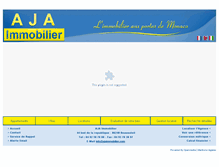 Tablet Screenshot of ajaimmobilier.com